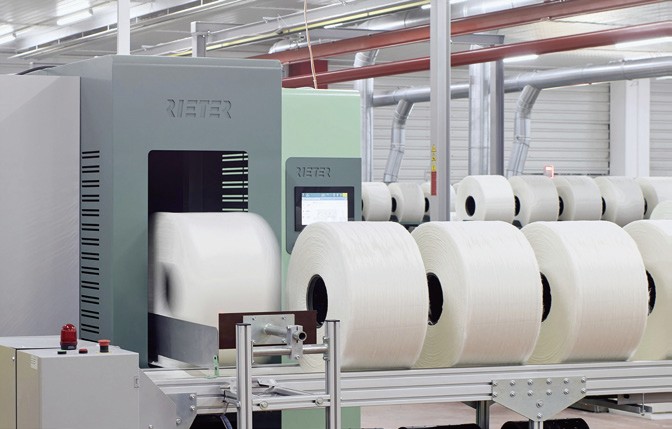 Rieter:The fully automated spinning mill